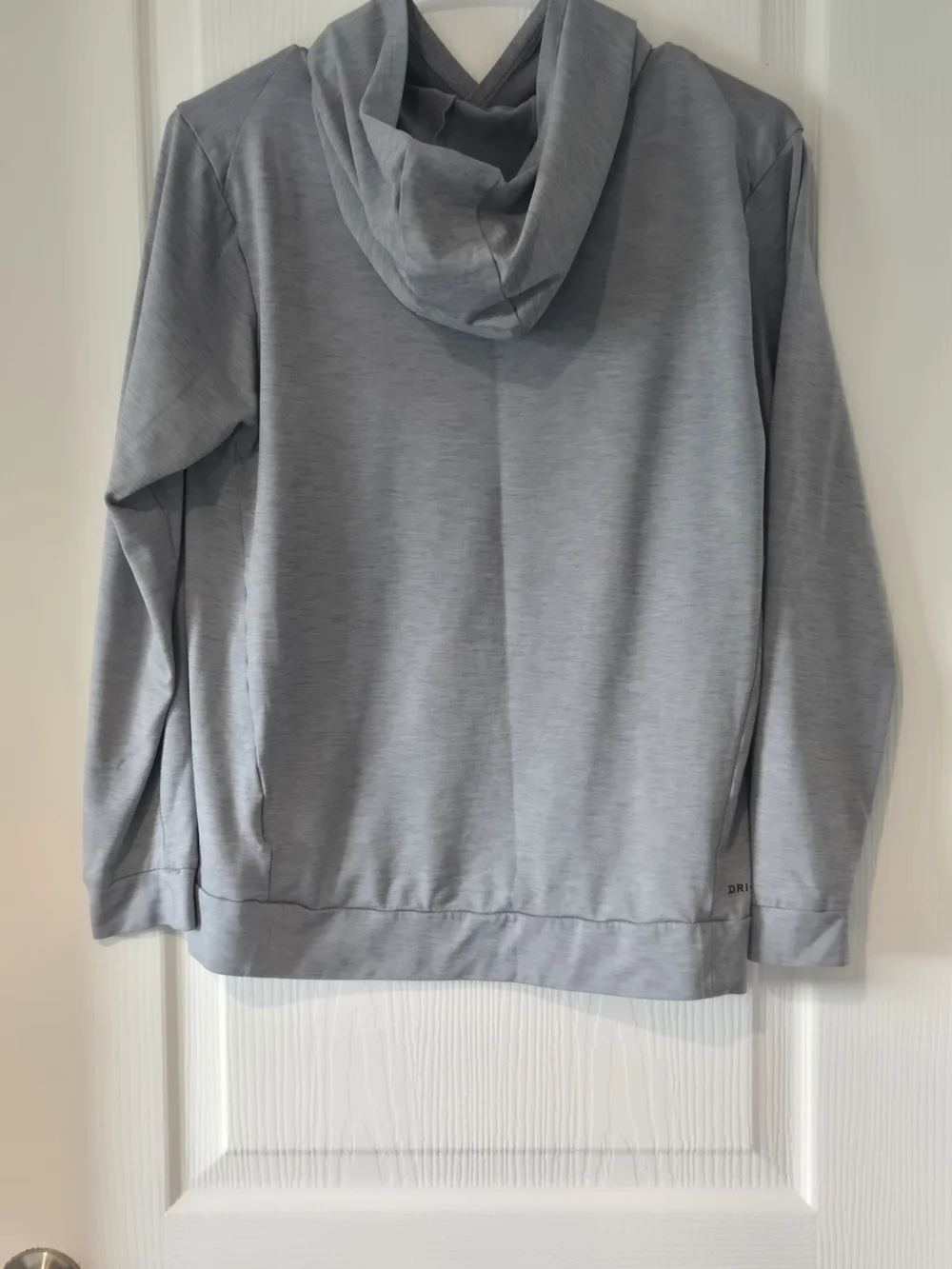 Nike Light Gray Hoodie with Dark Gray Swoosh